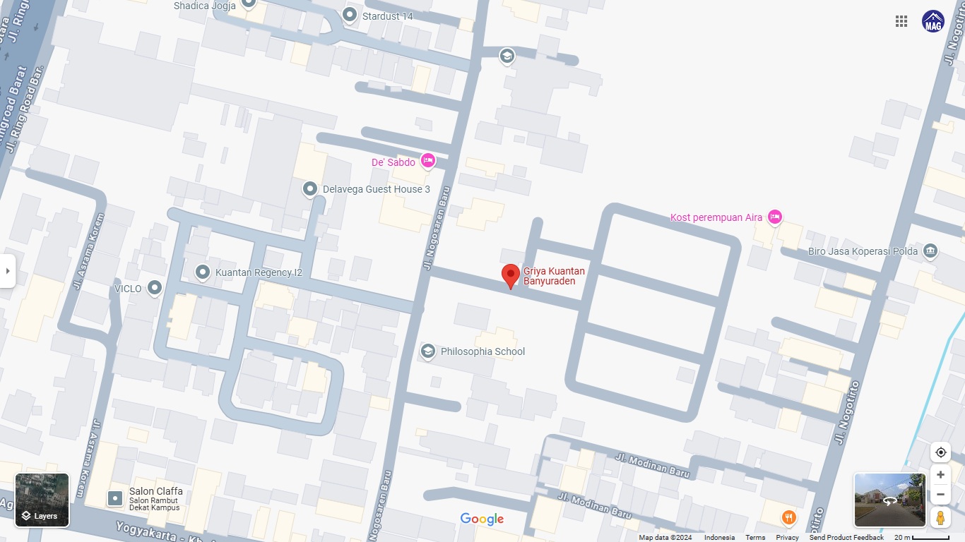 Google Maps Perumahan Griya Kuantan Banyuraden