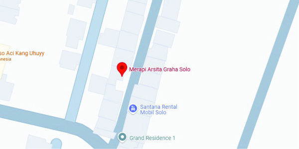 Google Maps Merapi Arsita Graha Solo