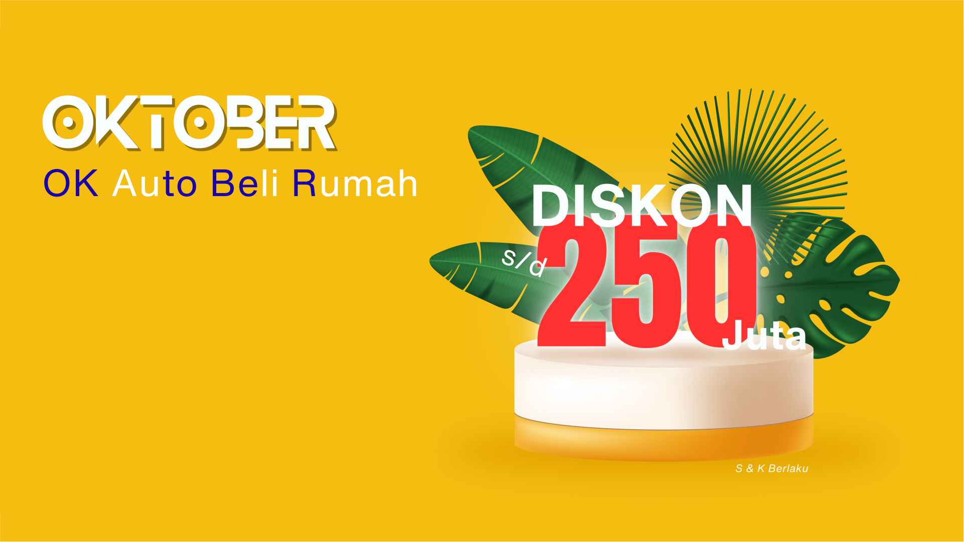 Baner oktober 2025, Promo Perumahan di Jogja 2025