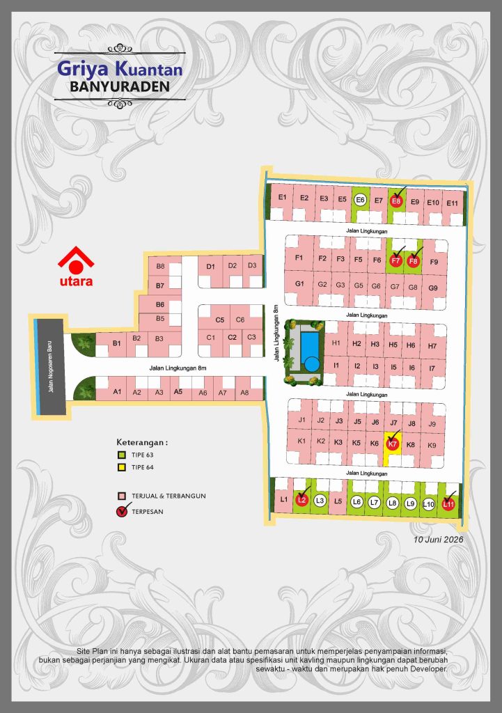 Site Plan Griya Kuantan Banyuraden